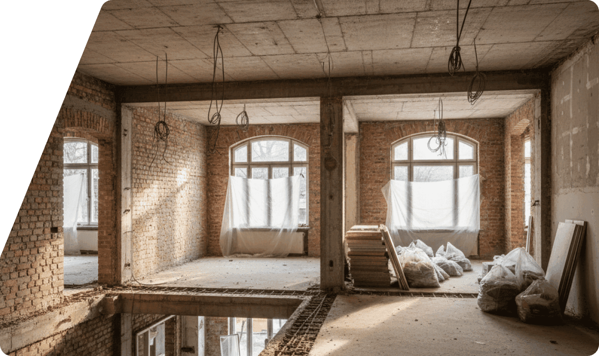 Abbruch- und Entkernungsarbeiten