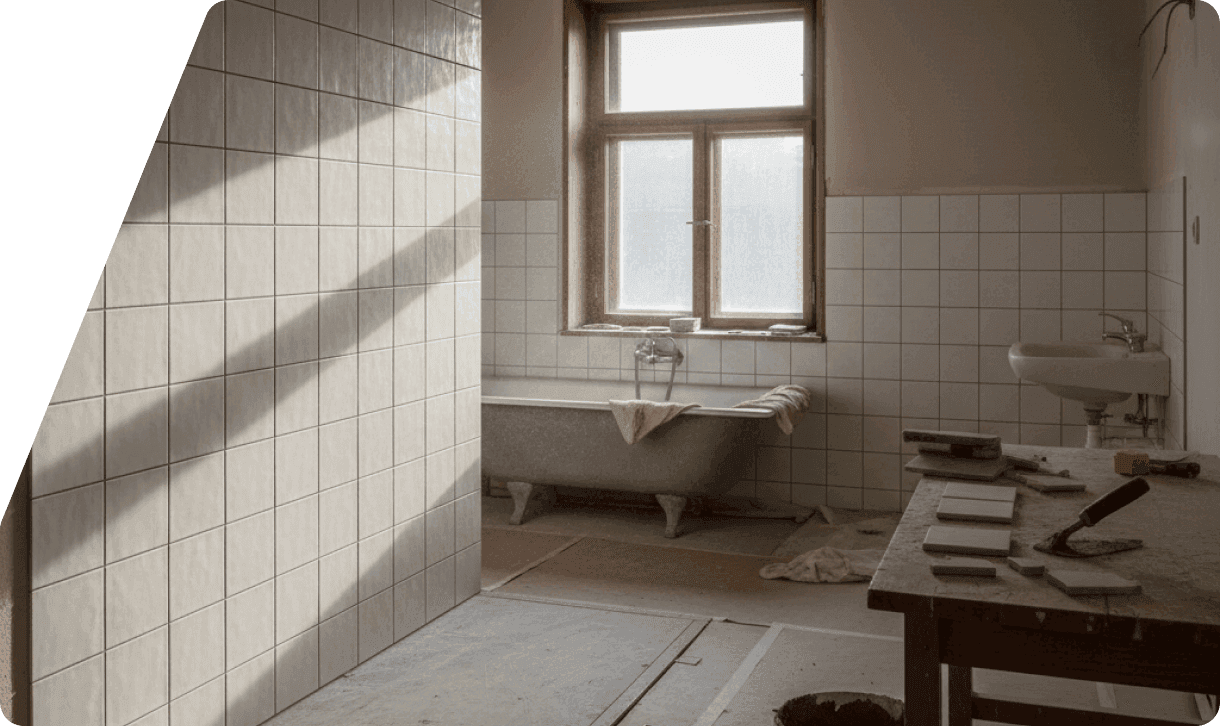 Fliesenlegerarbeiten